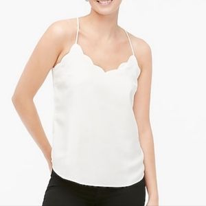 J Crew Scalloped Top